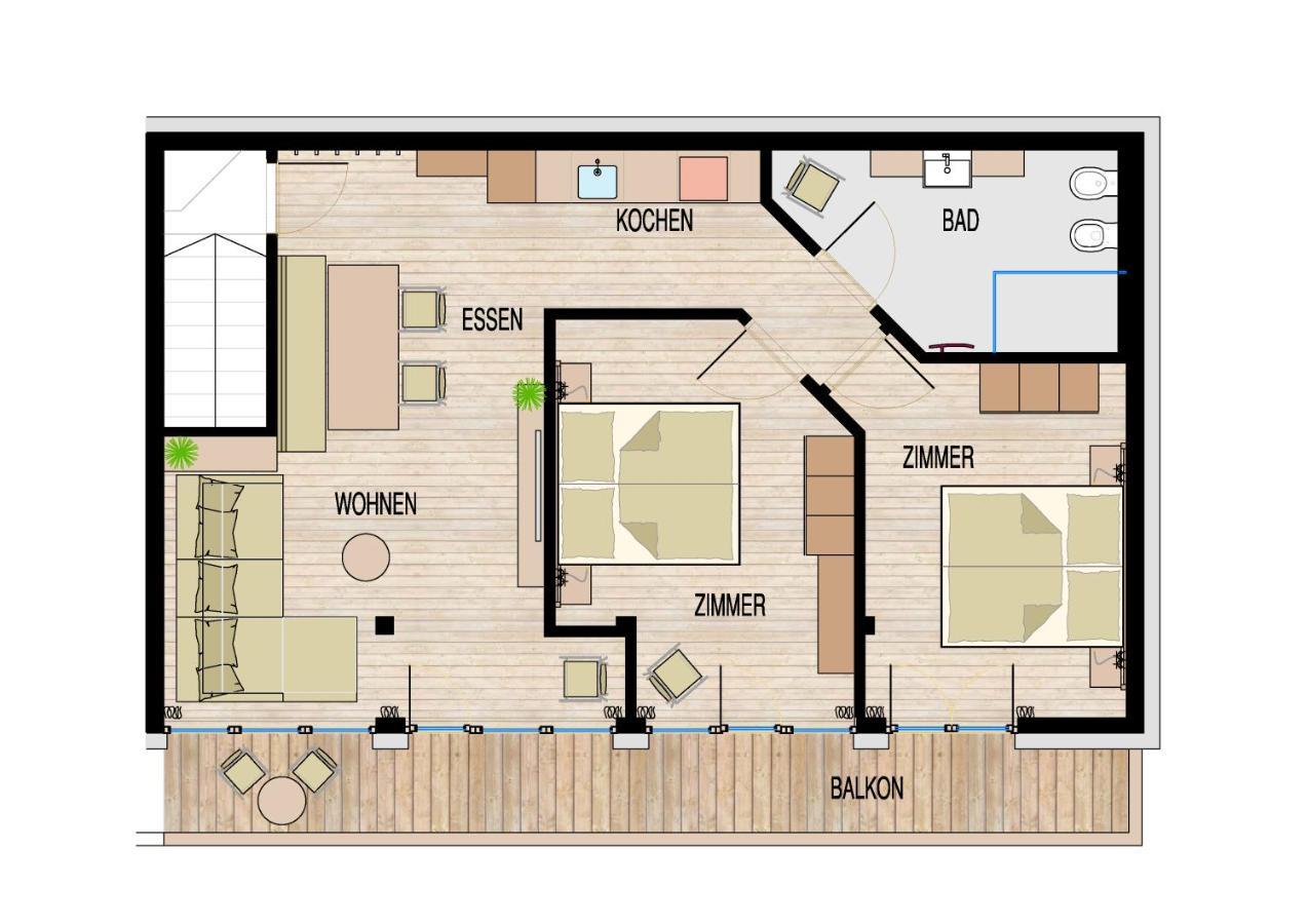 דירות זיפלד אין טירול Haus Tannengruen מראה חיצוני תמונה